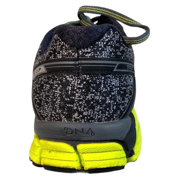 Brooks Adrenaline GTS 17 BLACK/NEON 7.5 🚩CLEARANCE 🚩 - Picture 6 of 7